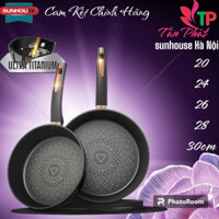 CHẢO CHỐNG DÍNH SUNHOUSE TITANIUM ST20B / ST26B / ST28B / ST30B (20-26-28-30cm)