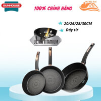 Chảo chống dính Ultra titanium SUNHOUSE ST20B -22-26-28-30 (20/22/26/28/30CM)