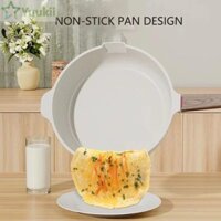 Chảo chống dính YUUKII, có nắp Chảo chiên đá sạch dễ dàng, Bếp Gas từ 20 / 24 / 28 / 30cm bền bỉ