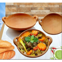 Chảo chưng gốm Bàu Trúc