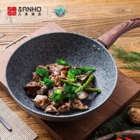 Chảo Đá Chảo Chảo Chiên Chảo Chảo Nấu Nồi Woks Có Nắp Nồi Nhà Bếp / Chảo Chiên Phủ Đá Chảo Nướng Chảo / Chảo Đá Chống