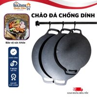 Chảo đá chống dính, chảo đá nướng hàn quốc, dùng chiên, xào, gián, nướng BBQ tiện lợi, chảo rán thịt cao cấp bảo hành