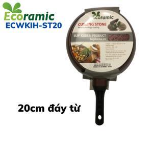 Chảo đá Ecoramic sâu lòng 20cm (bếp từ) ECWKIH-ST20