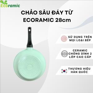 Chảo đá Ecoramic sâu lòng 28cm ECWKIH-ST28