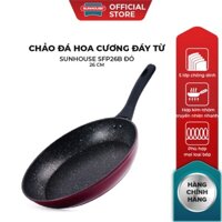 ❍Chảo Đá Hoa Cương SUNHOUSE Chống Dính Đáy Từ 26cm SFP26B