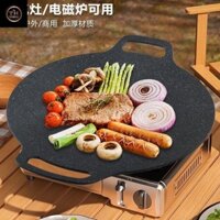 Chảo đá không dầu Hàn Quốc size 34cm ,chảo nướng thịt BBQ chống dính chất liệu cao cấp