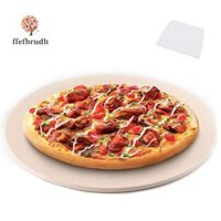 Chảo đá nướng pizza hình tròn dày chuyên dụng