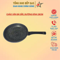 Chảo Đá Siêu Bền Đường Kính 28cm - Làm Từ Hợp Kim Nhôm