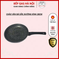 Chảo Đá Siêu Bền Đường Kính 28cm - Làm Từ Hợp Kim Nhôm