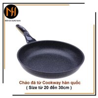 Chảo đá từ chống dính CookWay nhập Hàn Quốc SSIH4 Size từ 20 /24/26 / 28 / 30 cm (Đen)