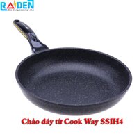 Chảo đá từ chống dính CookWay Hàn Quốc SSIH4-26 / 28 / 30 cm (Đen)