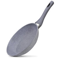 Chảo đá từ chống dính đa năng 2 trong 1 GreenCook GCP01-22IH size 22cm - Hàng chính hãng