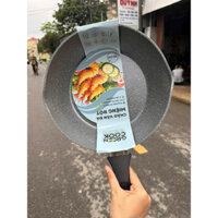 Chảo Đáy Từ Vân Đá Chống Dính GREEN COOK 26cm Tay Cầm Chịu Nhiệt Dùng Được Cho Bếp Từ - Hàng Chính Hãng GreenCook