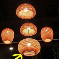 Chao đèn mây tre hai lớp