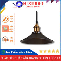 Chao Đèn Thả Trần Trang Trí Hình Nón Lá - Đèn Trang Trí Phong Cách Góc Việt HL Studio