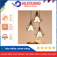 Chao Đèn Thả Trang Trí Hình Kim Cương Đui E27 - Ánh Sáng Ấm Áp, Phong Cách Tinh Tế HL Studio