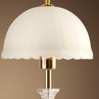 Chao đèn thủy tinh họa tiết dưa hấu mờ, đèn bàn, đèn chùm, đèn trần, phụ kiện tròn, vỏ HA8V