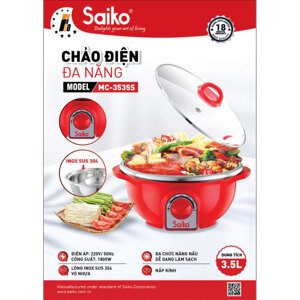 Chảo điện đa năng Saiko MC-3535S