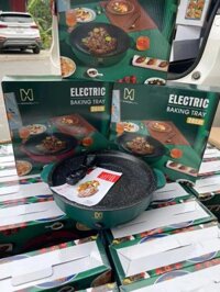 Chảo điện mini đa năng 26cm vân đá xanh Tmark (Kiện 60 cái)