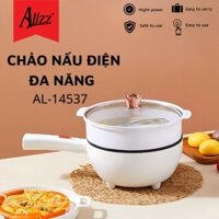 Chảo điện mini đa năng 3L Alizz AL-14537 kèm xửng hấp