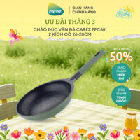 Chảo Đúc Carez FPC581DI28SN - Kích thước 28Cm - phủ chống dính Greblon C3