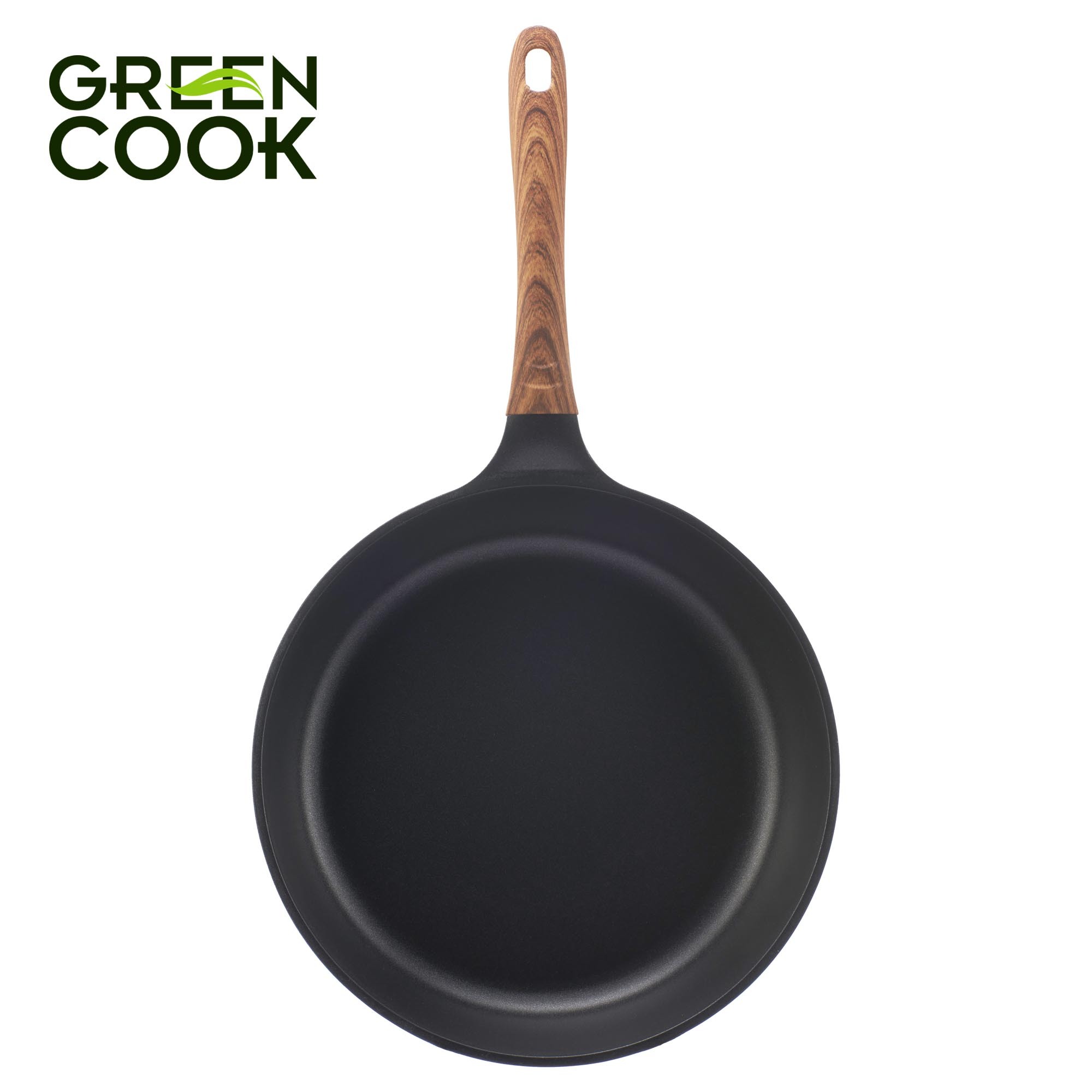 Chảo đúc chống dính ceramic đáy từ Green Cook GCP03-26IH - 26cm