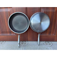 Chảo Đức vân tổ ong inox dày dặn siêu bền chống dính cao