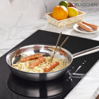 Chảo Edelkochen Plus 3 lớp 26cm và 28cm chất liệu inox 304 đúc 3 lớp - Bảo hành chính hãng