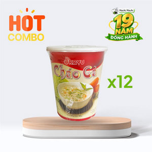 Cháo gà Asuzac thùng 12 ly x 36g