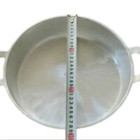 Chảo Gang Bắc 29cm, đáy bằng đúc thủ công nguyên khối được mài trong ngoài