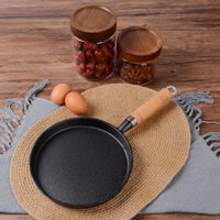 Chảo gang chống dính đa năng ( DÙNG MỌI LOẠI BẾP ) chảo gang bánh xèo, chảo rán chống dính size 22cm(AL)