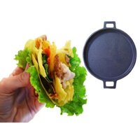 Chảo Gang Đúc Bánh Xèo 22cm thương hiệu Dragon có chống dính