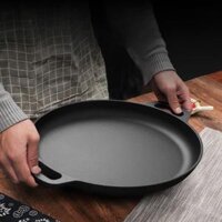 Chảo gang đúc bánh xèo chống dính size 19cm