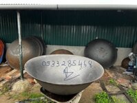 Chảo gang đúc to chuyên dùng sản xuất công nông nghiệp 150 lít 250 lít Ngân Thọ sản xuất