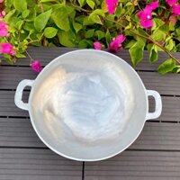 Chảo gang đúc Truyền Thống đáy bầu Size 25cm 30cm 33cm có nắp