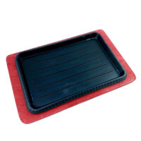 Chảo gang hình chữ nhật 24.5x17x1.5cm