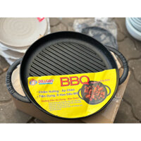 Chảo gang kèm đế chống dính cao cấp Vạn Lợi 26cm