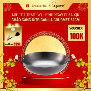Chảo gang La Gourmet Nitrigan 32cm 347688