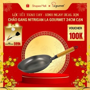 Chảo gang La Gourmet Nitrigan 24cm