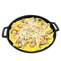 Chảo Gang Làm Bánh Xèo Bò Né Bò Bít Tết Chống Dính 22cm Dragon
