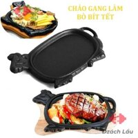 Chảo gang làm bò bít tết chất lượng cao