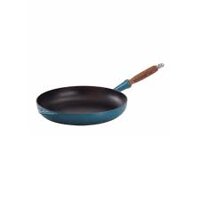 Chảo gang LeCreuset Bratpfanne m. Holzgriff 28cm Deep Teal