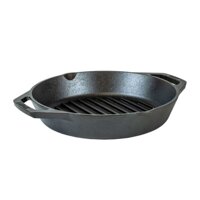 Chảo gang Lodge Cast Iron Dual Handle Grill Pan 26.04 cm
