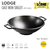 Chảo gang Lodge kiểu Wok lòng sâu 35.5 cm