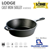 Chảo gang Lodge sâu lòng 26 cm