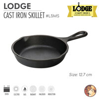 Chảo gang Lodge size nhỏ đường kính 12.7 cm, chống dính tự nhiên, dùng được cho mọi loại bếp và lò nướng