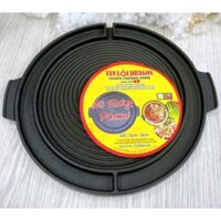 Chảo Gang Nướng BBQ Chống Dính - Chảo Nướng Bò Sốt Phô Mai Siêu Tiện Lợi 26cm Dragon