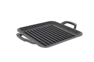Chảo gang nướng Lodge hai tay cầm rãnh vuông 28cm