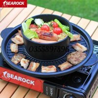 Chảo gang nướng thịt kèm nồi lẩu mẫu mới siêu tiện lợi khi sử dụng