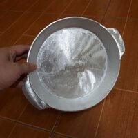 Chảo gang nướng thịt, nướng thức ăn, làm bánh mỳ chảo size 22cm sâu trơn - Hàng nhập khẩu